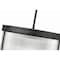Z-Lite Carnaby Pendant, 5-Light, 18.25 In.W x 11.25 In.H, Matte Black/Clear Ribbed 7504P18-MB - alternate 7